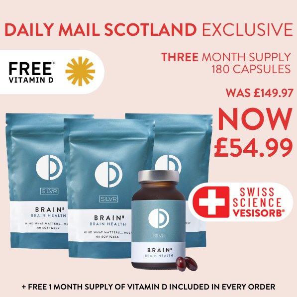 BRAIN8 Daily Mail Scotland 3 Month Bundle £54.99